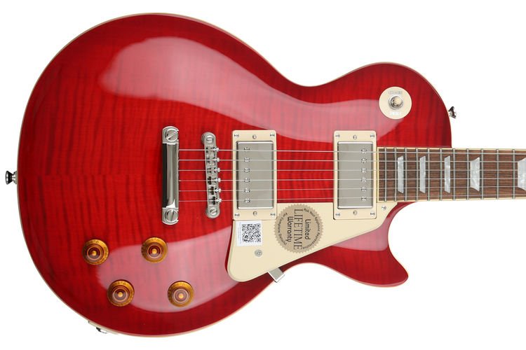 Epiphone Les Paul Standard Plustop Pro Electric Guitar - Blood Orange