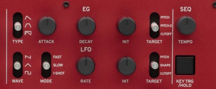 Korg monologue Analog Synthesizer - Red | Sweetwater