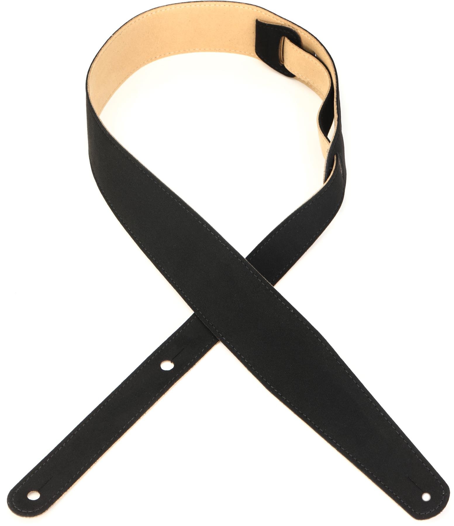 LM Products Vegan Guitar Strap with Weave Tail - Black | Sweetwater LM Products Vegan Guitar Strap with Weave Tail - Black | Sweetwater