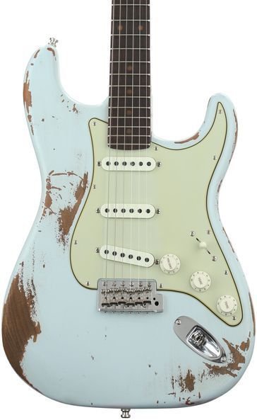 relic sonic blue strat