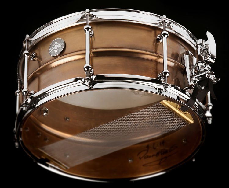 Classic Model 2N Brass Snare Drum 6.5" x 14" Antique Brass