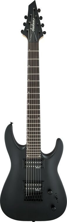 Jackson JS22-7 Dinky 7-string Electric Guitar - Satin Black