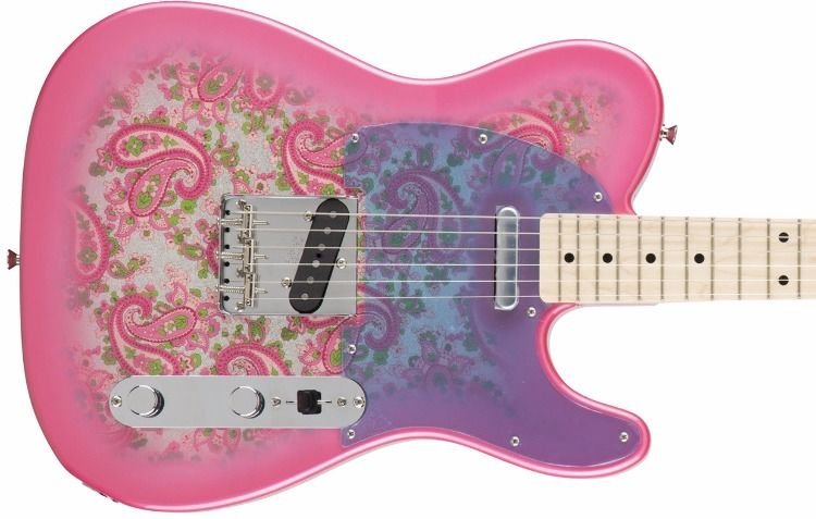 Fender Classic 69 Telecaster Pink Paisley With Maple Fingerboard Sweetwater 8560