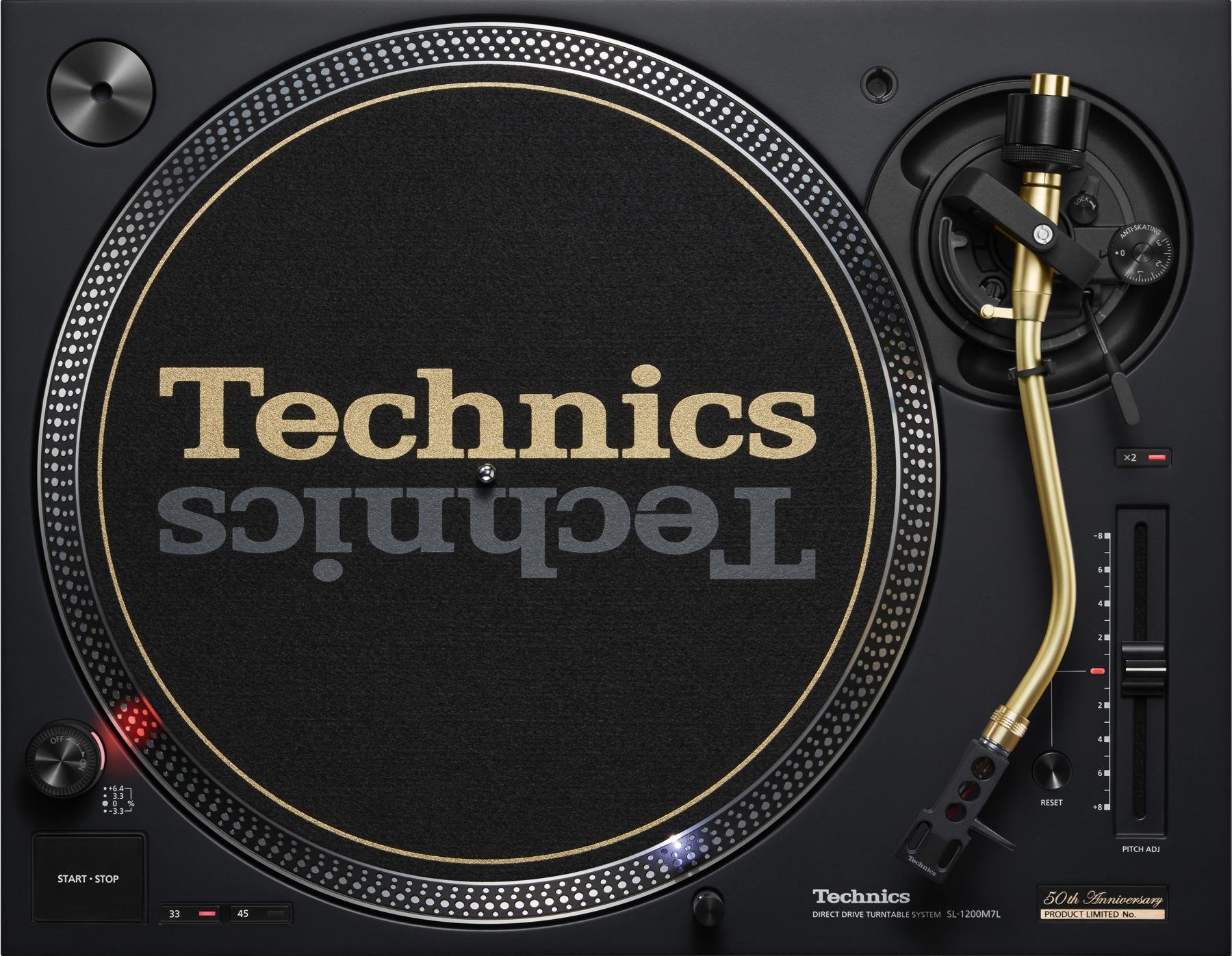 Technics Sl 10m7lpa Turntable 50th Anniversary Limited Edition Matte Black Sweetwater