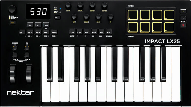 Nektar Technology Impact LX25+ MIDIキーボード Amazon | Nektar Technology IMPACT LX25+ DAW連携MIDI