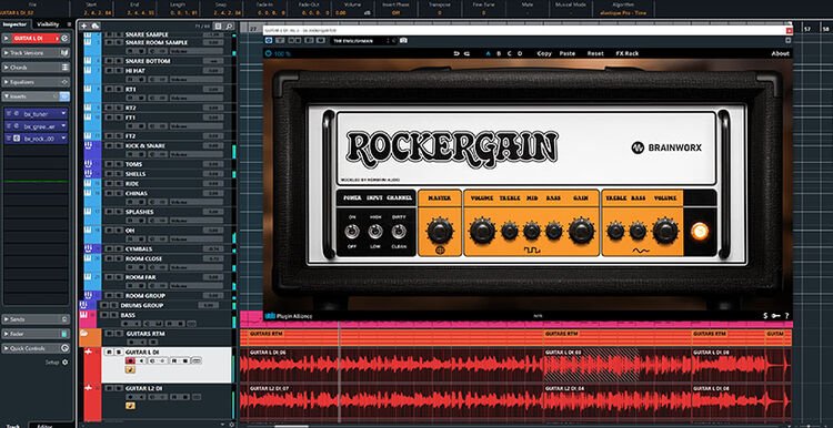 Brainworx bx_rockergain100 Guitar Amp Sim Plug-in | Sweetwater