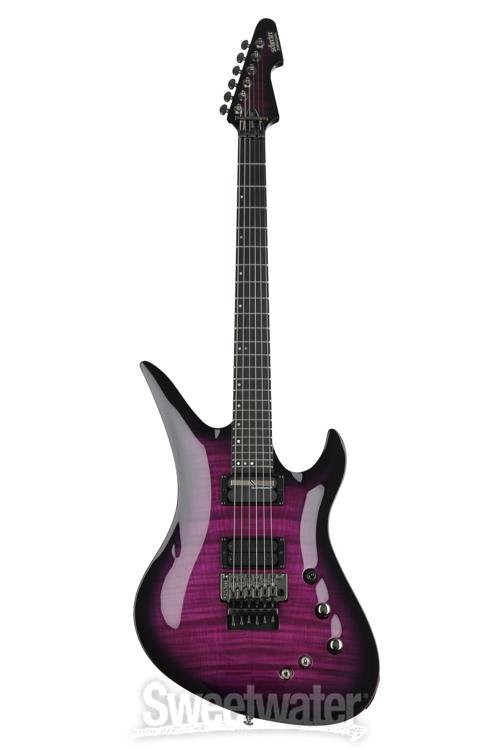 schecter avenger purple