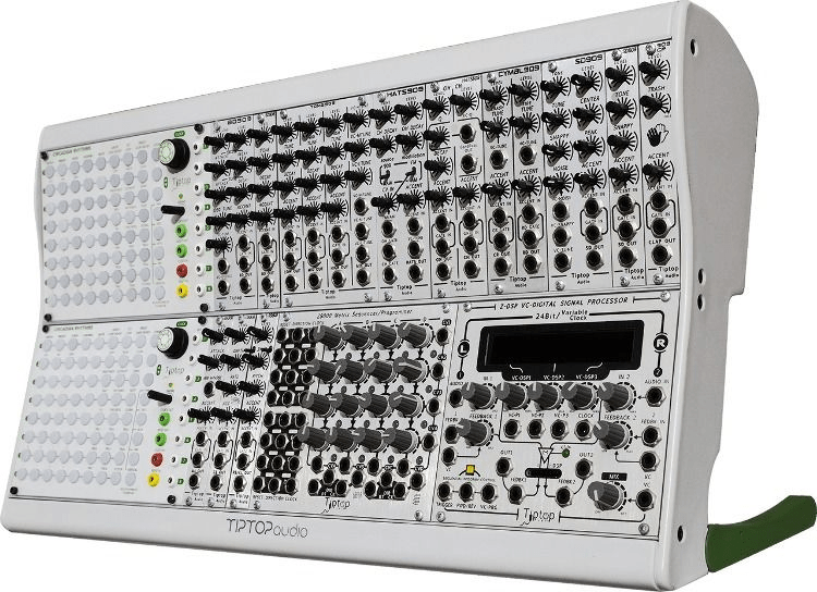 Tiptop Audio Mantis 2 x 104HP Eurorack Case - Green Legs | Sweetwater