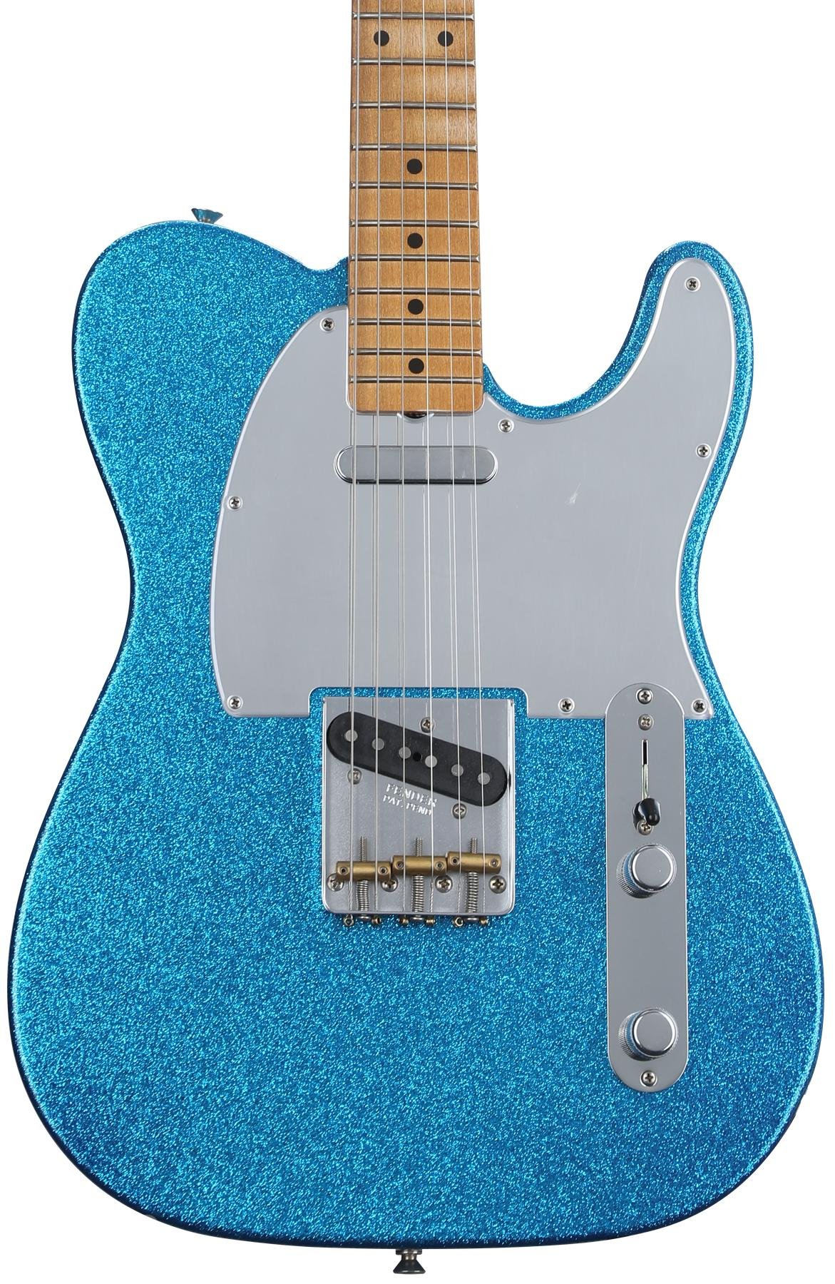 Finished Tele Electric Guitar Kit Blue