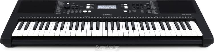  Yamaha PSRE373 61-Key Touch Sensitive Portable Keyboard (Power  Adapter Sold Separately) : Musical Instruments
