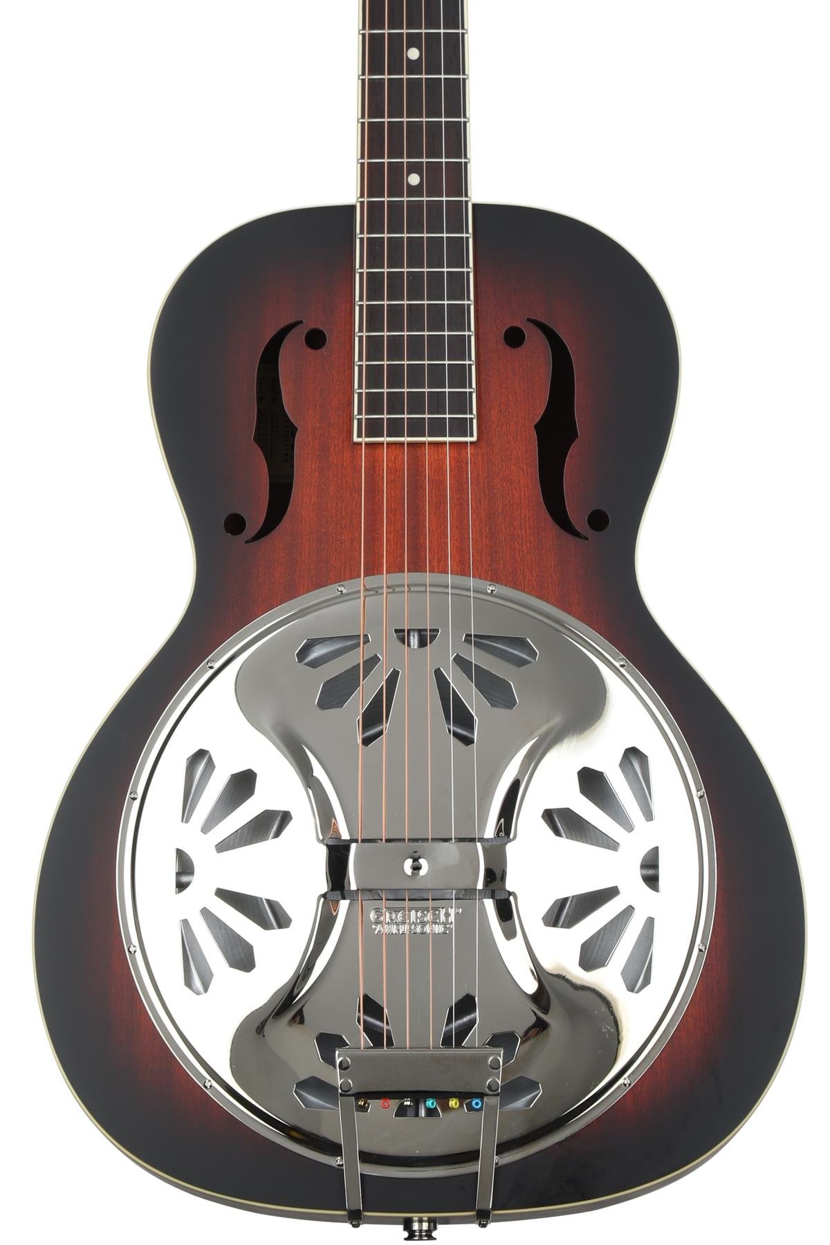 Gretsch G9220 Bobtail Round-neck Mahogany Body Resonator - 2-color Sunburst, Padauk
