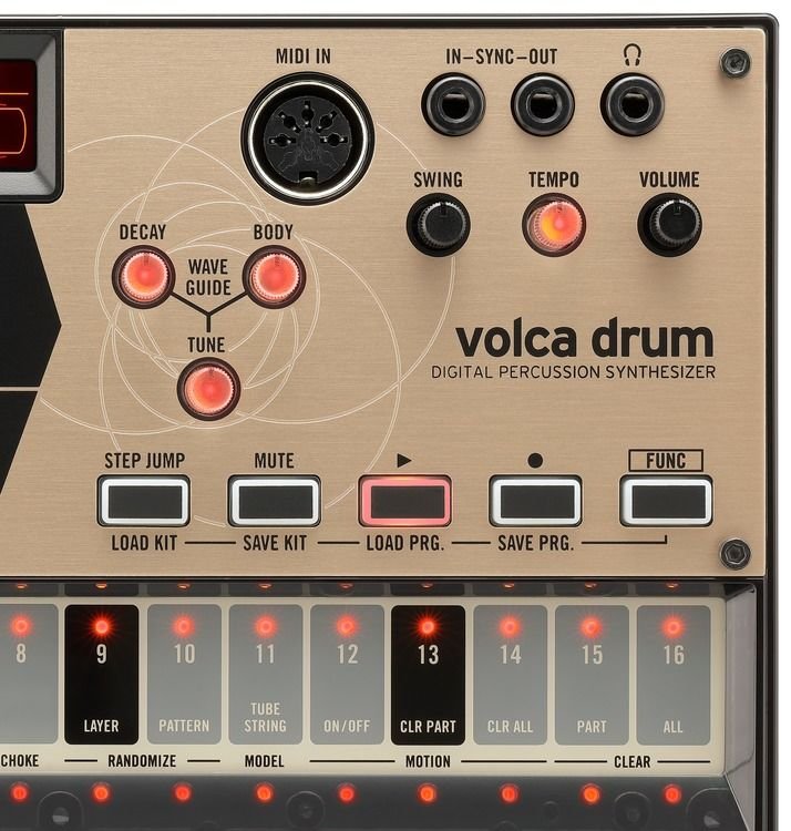 Korg Volca Drum Physical Modeling Drum Synthesizer - AudioProCT