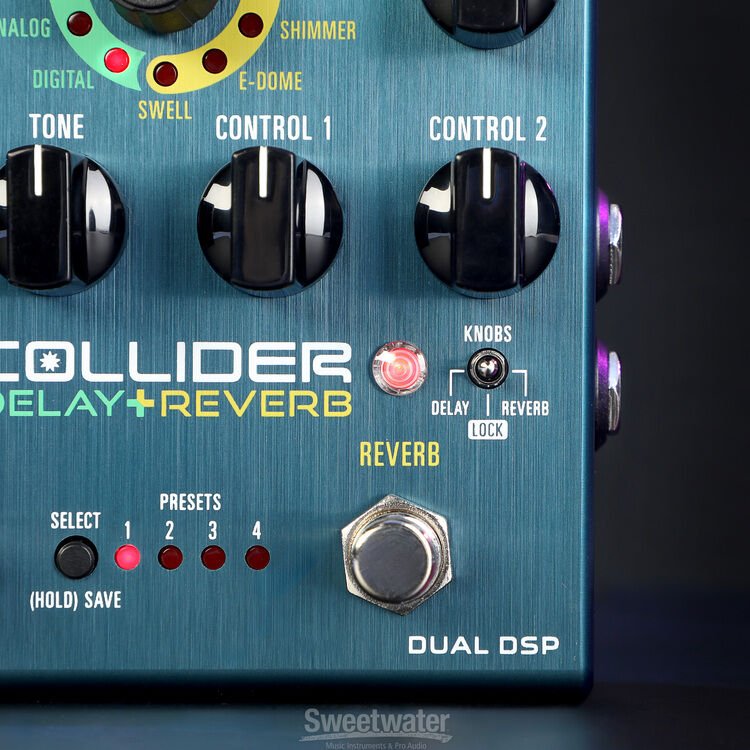 Source Audio Collider Stereo Delay+Reverb Pedal | Sweetwater