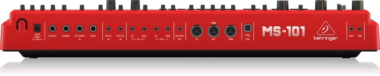Behringer MS-1-RD Analog Synthesizer with Handgrip - Red | Sweetwater