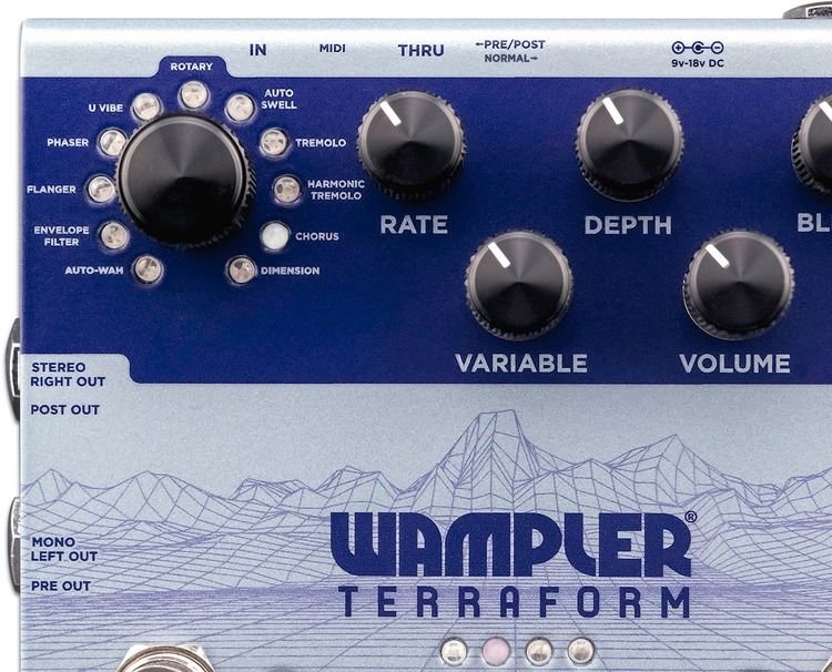 Wampler Terraform Modulation Multi Effect Pedal | Sweetwater