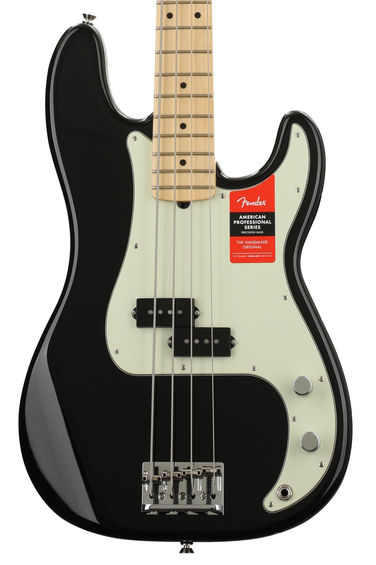 Fender American Professional Precision Bass - Black with Maple 