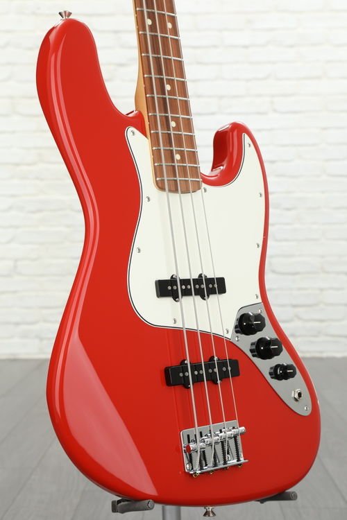 Fender Player Series Jazz Bass - Sonic Red w/ Pau Ferro