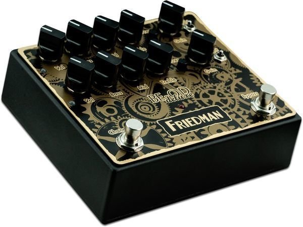 Friedman BE-OD Deluxe Dual Overdrive Pedal - Clockworks Edition 