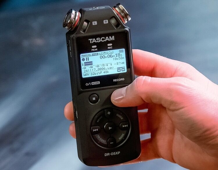 TASCAM DR-05XP Portable Handheld Recorder with Interface | Sweetwater