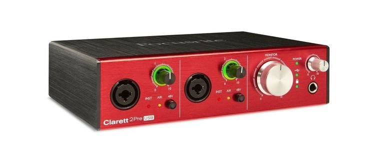 Focusrite Clarett 2Pre USB 10x4 Audio Interface | Sweetwater