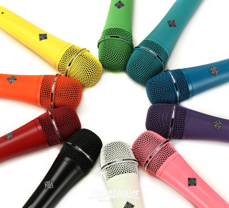 Telefunken M80 Supercardioid Dynamic Handheld Vocal Microphone - Red |  Sweetwater