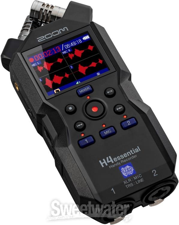 Newly Released Zoom Essential Line: H1, H4 and H6 with 32-Bit