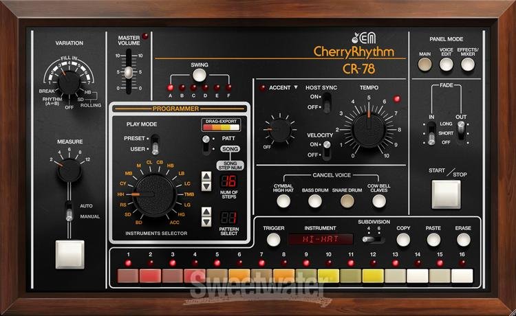 Cherry Audio CR-78 Drum Machine Software