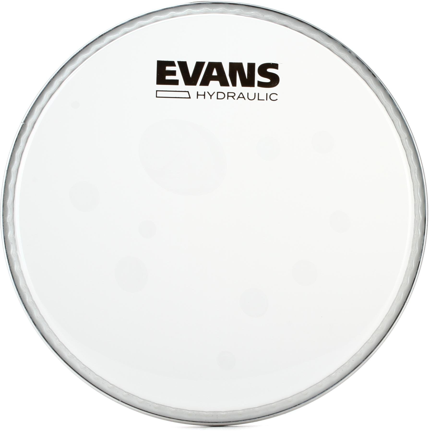 evans hydraulic glass drum heads