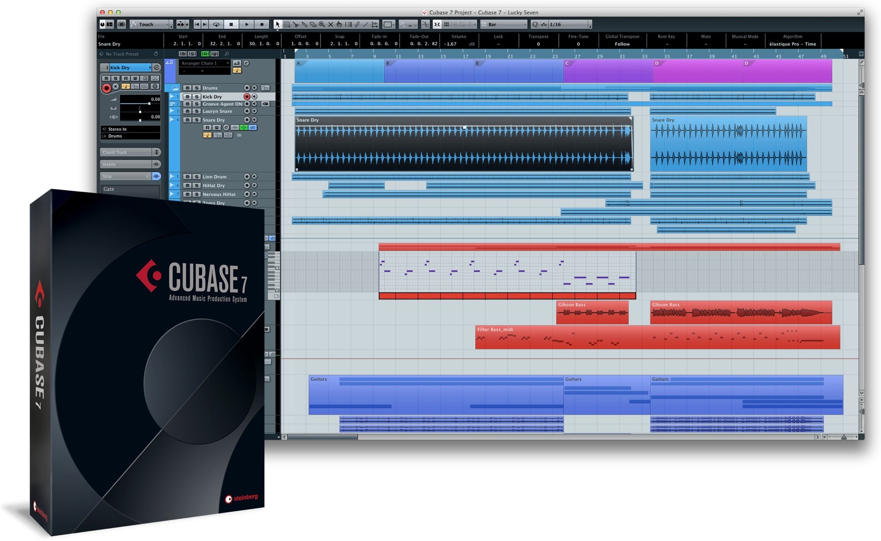 stad vers Margaret Mitchell Steinberg Cubase 7.5 - Upgrade from Cubase 6.5 (boxed) | Sweetwater