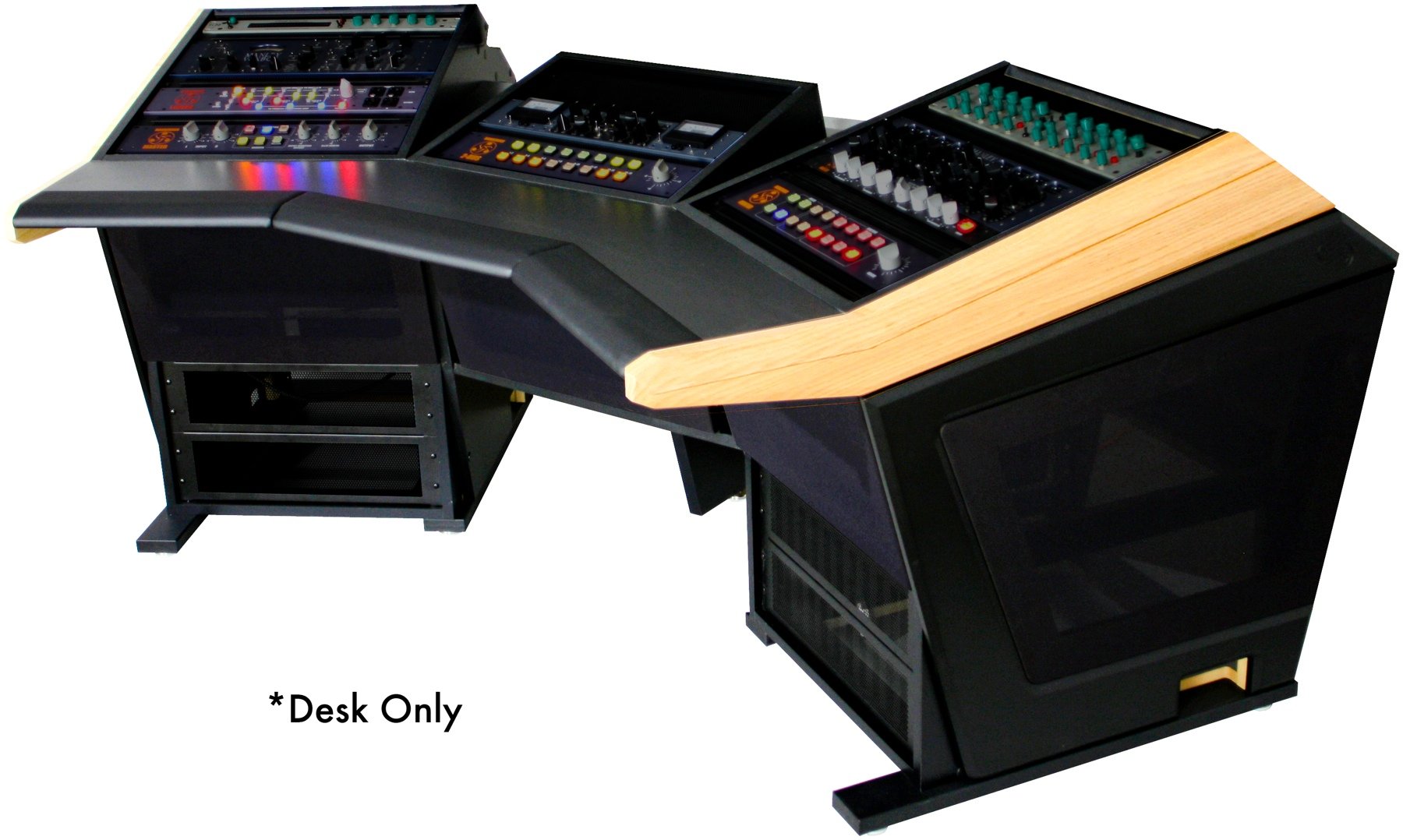 100 Studio Desk With Rack Mount Desk Recording Studio Desk