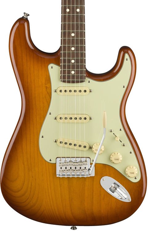 fender stratocaster performer american honeyburst fingerboard rosewood sweetwater strat timeless