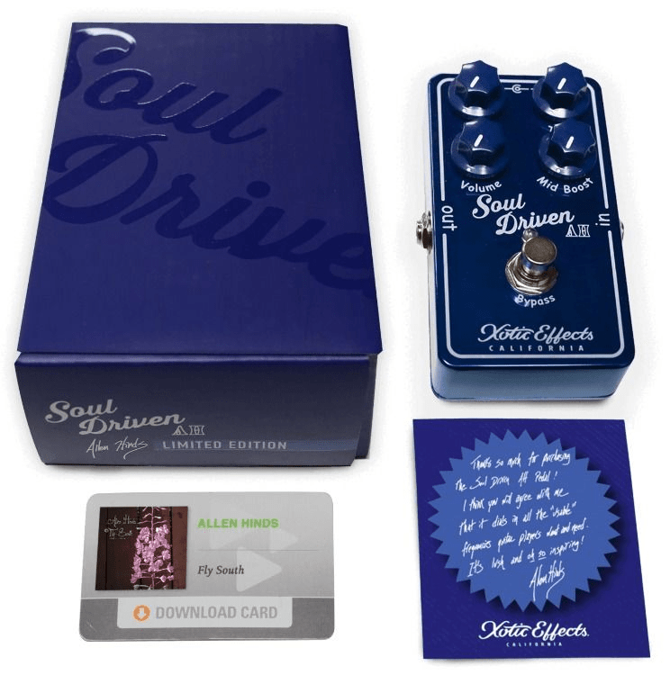 Xotic Soul Driven AH Allen Hinds Overdrive Pedal | Sweetwater