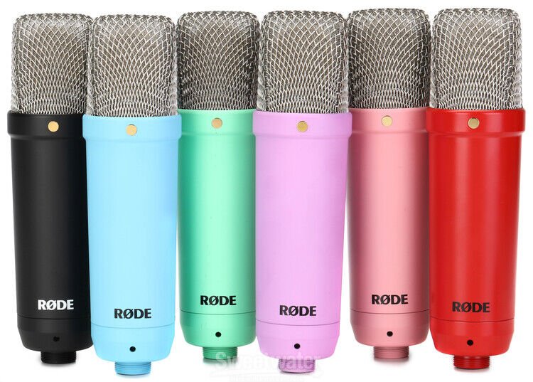 Rode NT1 Signature Series Condenser Microphone with SM6 Shockmount and Pop Filter - Cobalt