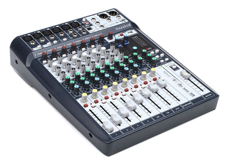 Soundcraft Signature 10 Mixer Package with Case and Cables | Sweetwater