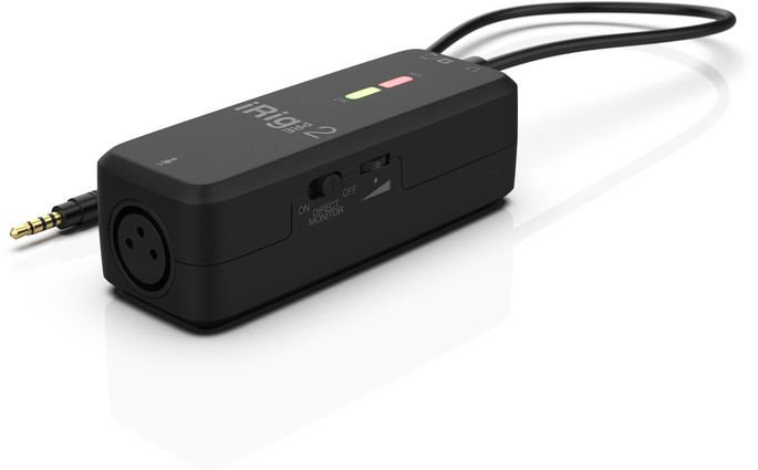 IK Multimedia iRig Pre 2 - XLR Microphone Interface for Smartphones, Tablets and Video Cameras