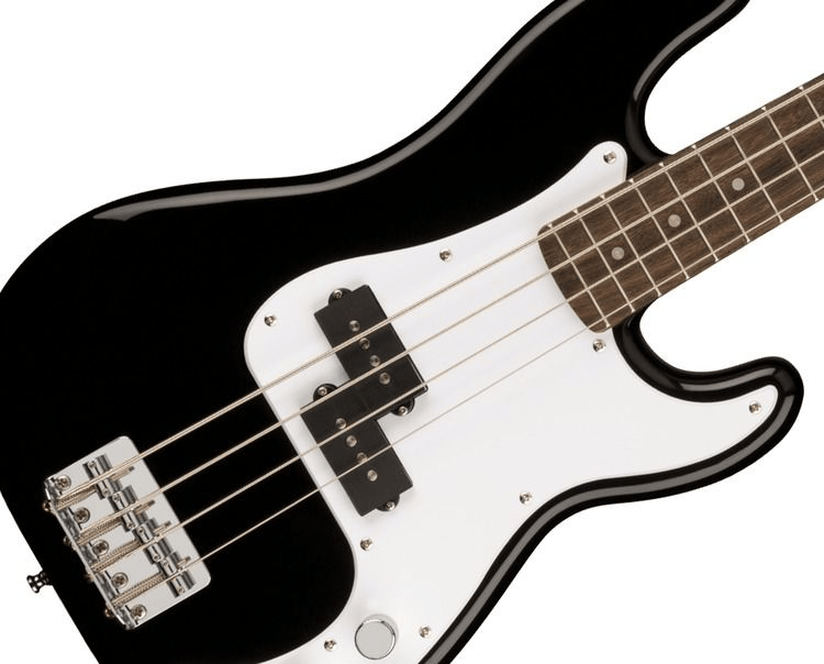 Squier Mini Precision Electric Bass Black Sweetwater