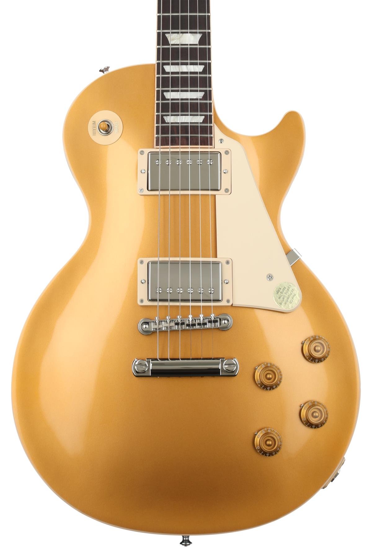 Gibson Les Paul Standard '50s Electric Guitar - Gold Top | Sweetwater