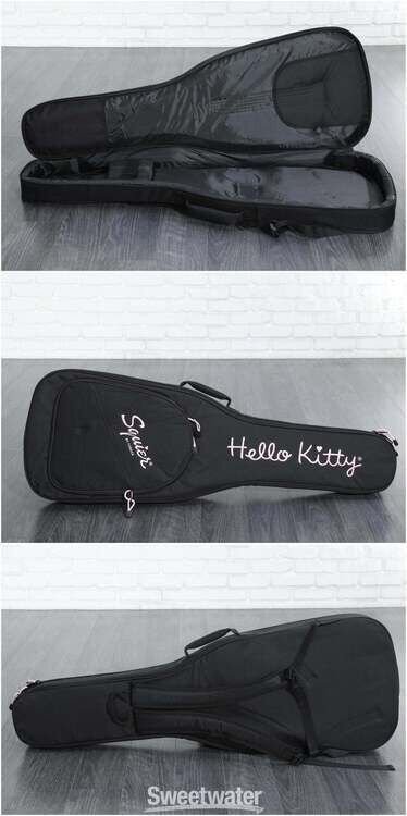 Squier x Hello Kitty Stratocaster Electric Guitar - White