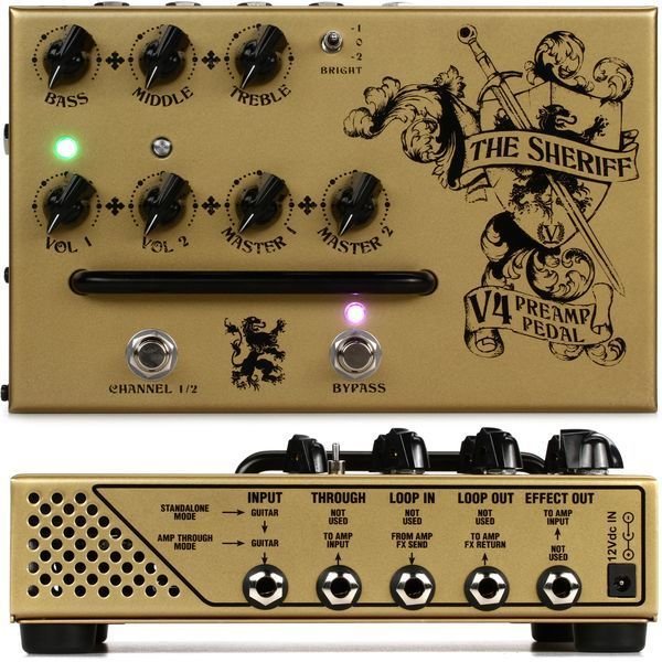 Victory Amplification V4 The Sheriff Preamp Pedal | Sweetwater