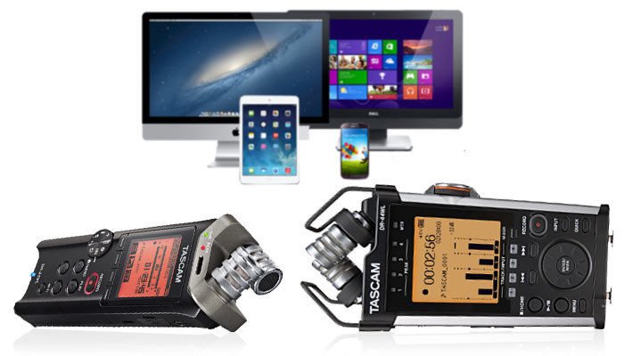 TASCAM DR-44WL Portable Recorder with Wi-Fi | Sweetwater