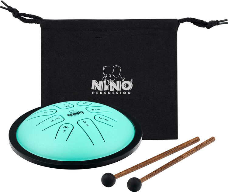 Nino Steel Tongue Drum G Minor, Mint Green Sweetwater