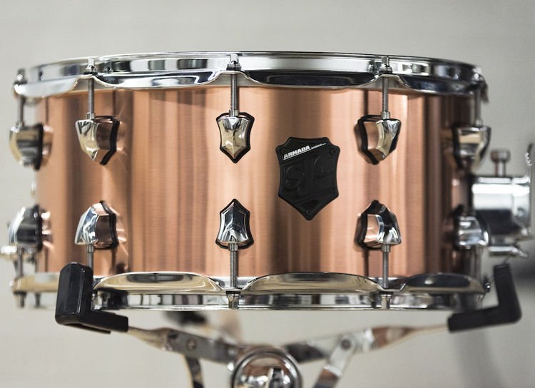 SJC Custom Drums Armada Series Copper Snare Drum - 7 x 14 inch 