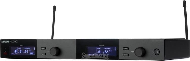 Shure SLXD24D/SM58 Digital Wireless Dual Handheld Microphone System - H55 Band