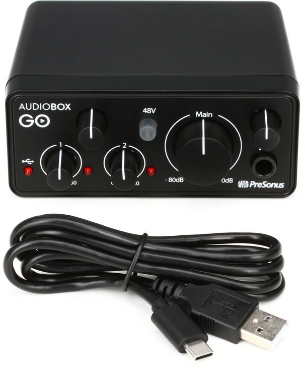 PreSonus AudioBox Go 2x2 USB-C Audio Interface | Sweetwater