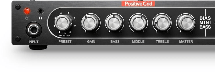 Positive Grid Bias Mini 300-watt Bass Head | Sweetwater
