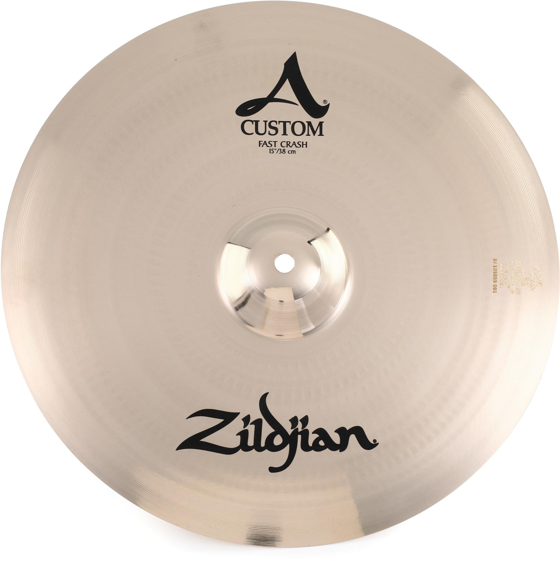 Zildjian 15 inch A Custom Fast Crash Cymbal | Sweetwater