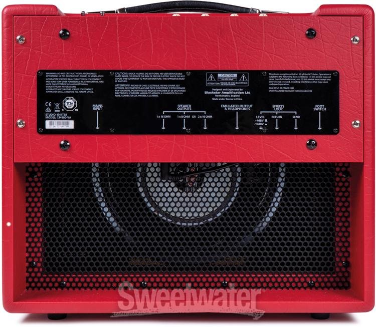 Blackstar Studio 10 KT-88 1x12 Inch 10-watt Tube Combo Amp - Red ...