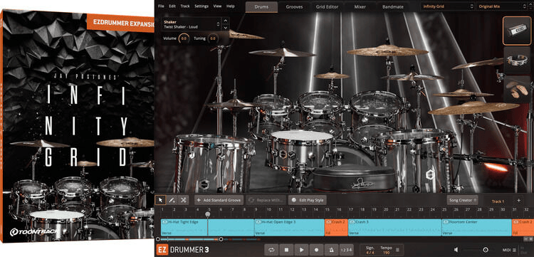 Toontrack Infinity Grid EZX Sound Expansion Pack | Sweetwater