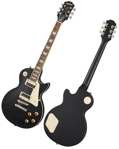 epiphone les paul worn black