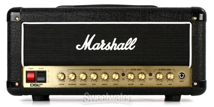 【road runner 】美品　Marshall DSL 20 H Marshall DSL20HR 20-watt Amplifier Head | Sweetwater